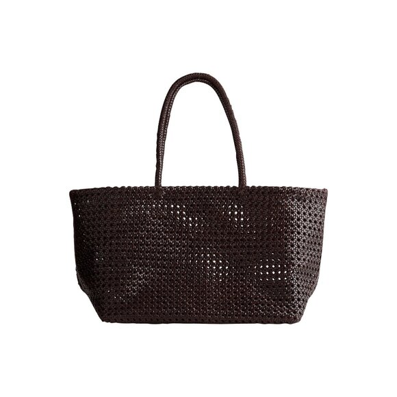 Madewell Handbags - 🆕MADEWELL Handwoven Cane Tote Handbag Dark Brown